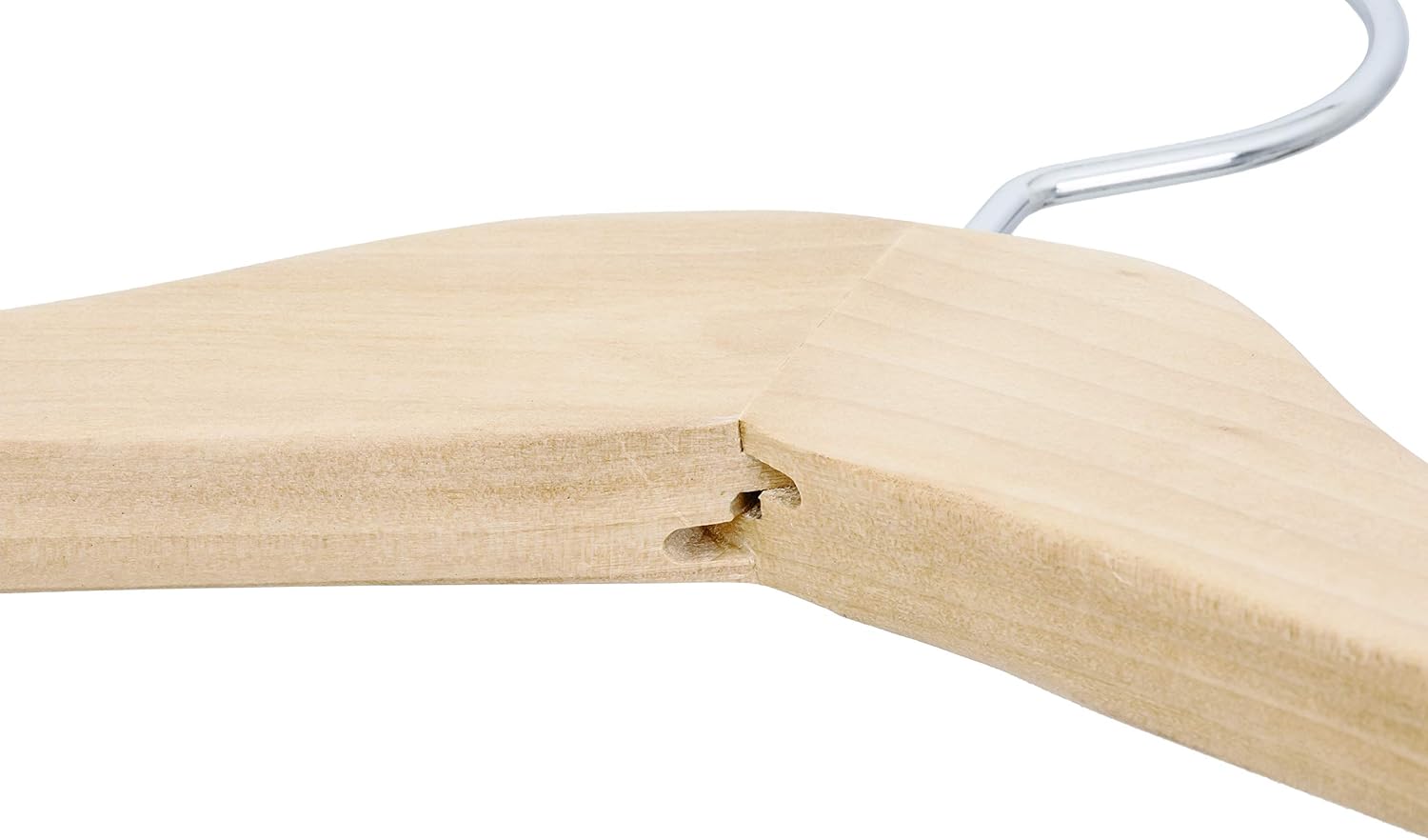 eleorchis Hyacinth Clothing Hangers Wood Hangers with 5 Pieces