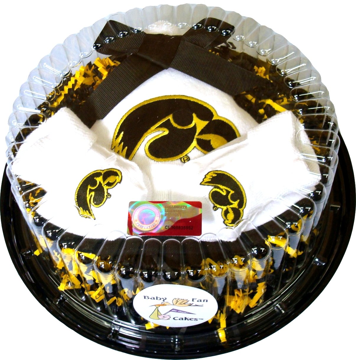 Future Tailgater Iowa Hawkeyes Baby Piece of Cake Set