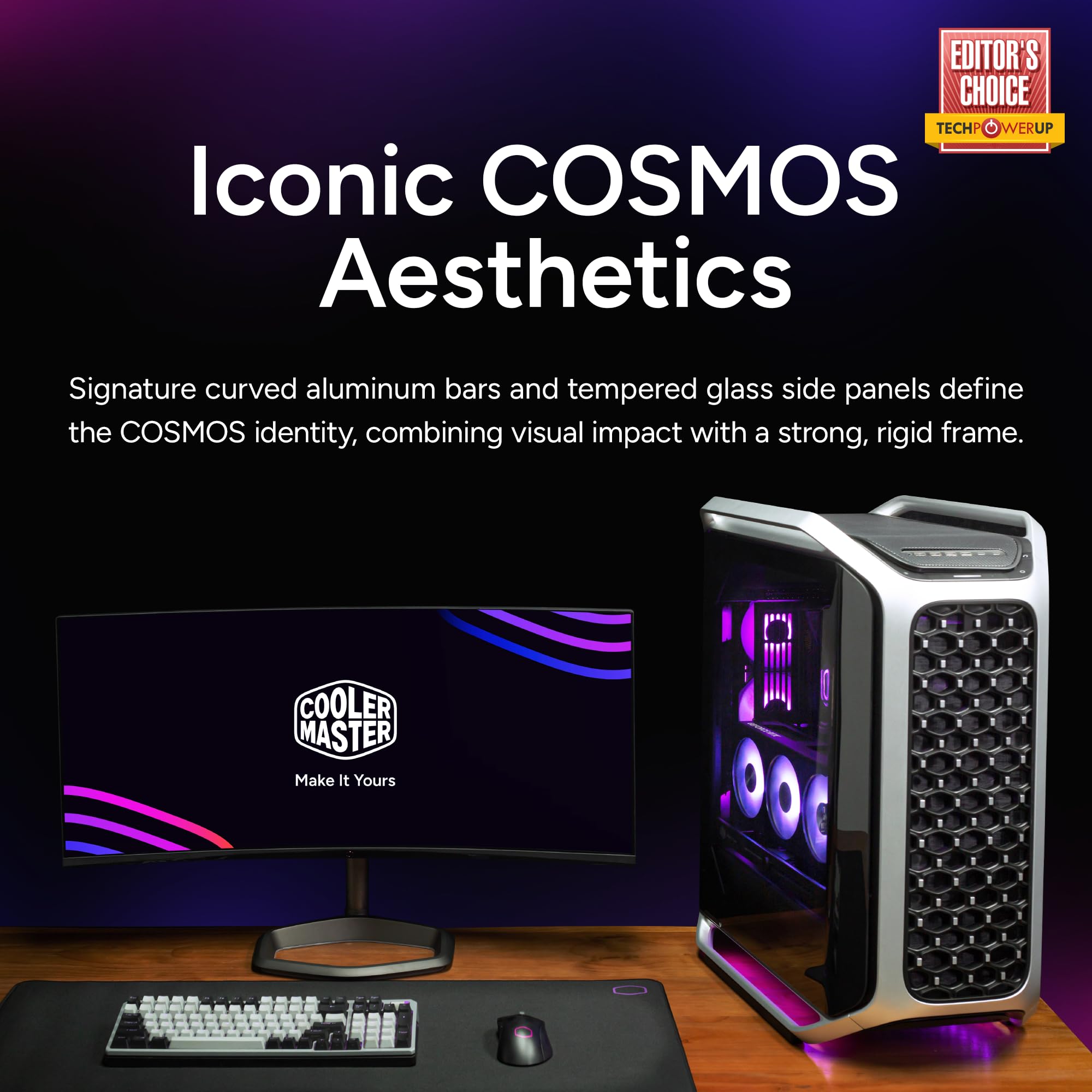 Cooler COSMOS | Master II ALPHA 自作 - ATXフルタワ フルタワー型PC 