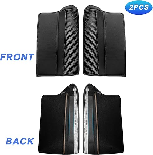 Miniatura 6 de BoxCheer Funda para reposabrazos de consola central para Nissan RogueX-Trail 2021-2023, accesorios de cuero antiarañazos, 2 unidades, protector de