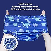 Vista 2 de Calzoncillos de goma para entrenamiento de orinal, fundas elásticas de plástico para pantalones de plástico y ropa interior de entrenamiento