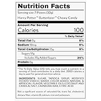 Vista 2 de Jelly Belly Taza de cristal de Harry Potter con caramelos masticables de cerveza de mantequilla, caramelo inspirado en la película clásica con sabor