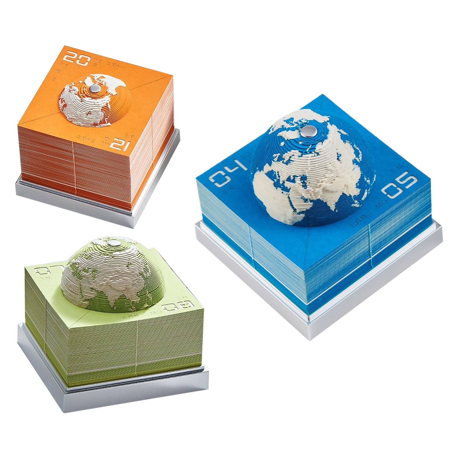 3D Kalender 2026 Tischdekoration In Erdform