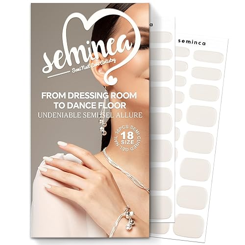 Semi Cured Gel Nail Strips-Quick Press Ons for Busy Women-