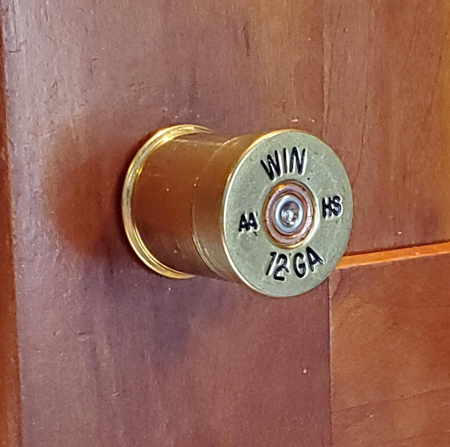 Rustic Drawer Pulls or Cabinet Door Knobs Made with 12 Gauge Shot Gun Shell (8)