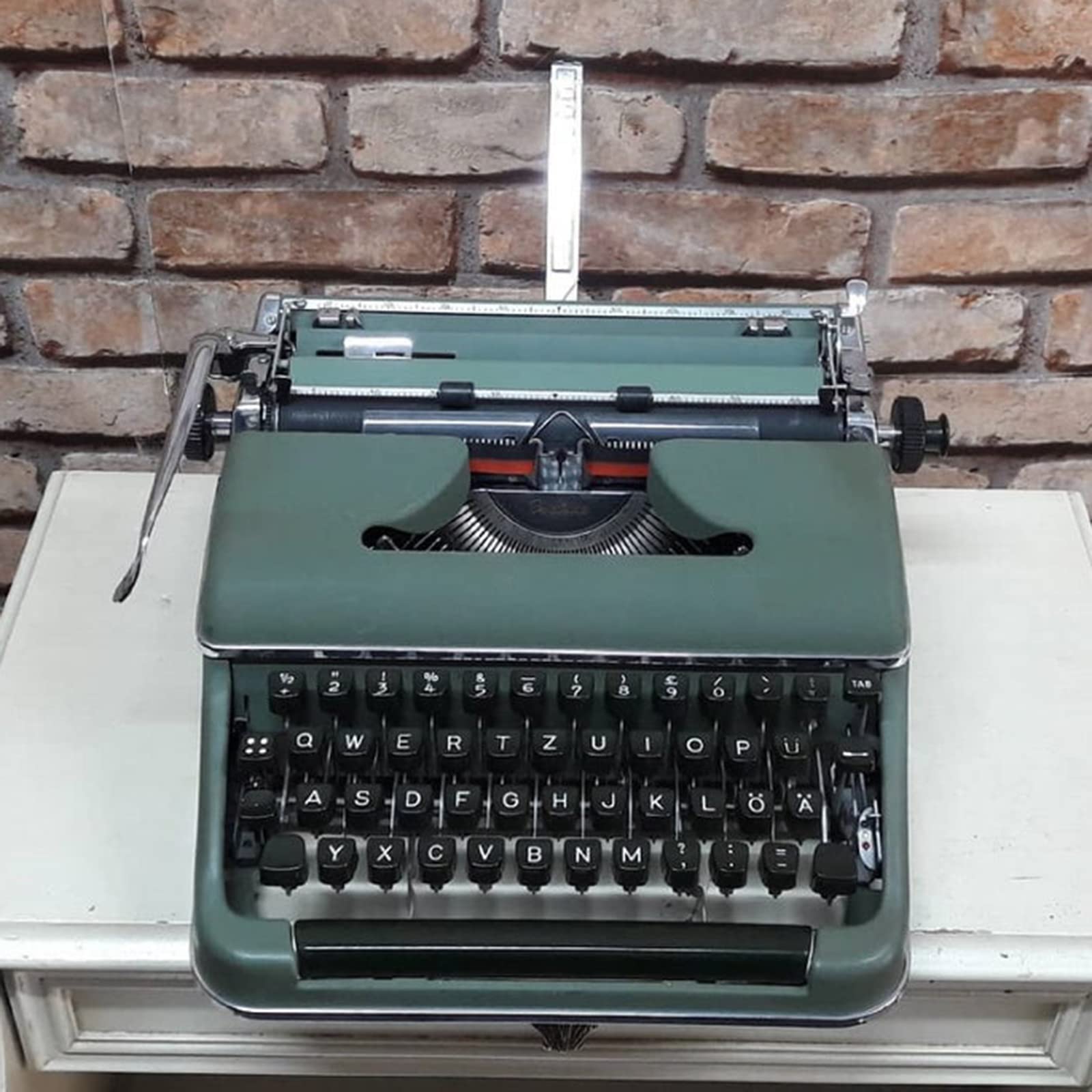Y's handmade　0823＊ ZXNQ Typewriter, Full Metal Body, Retro Machinery Literary Gift