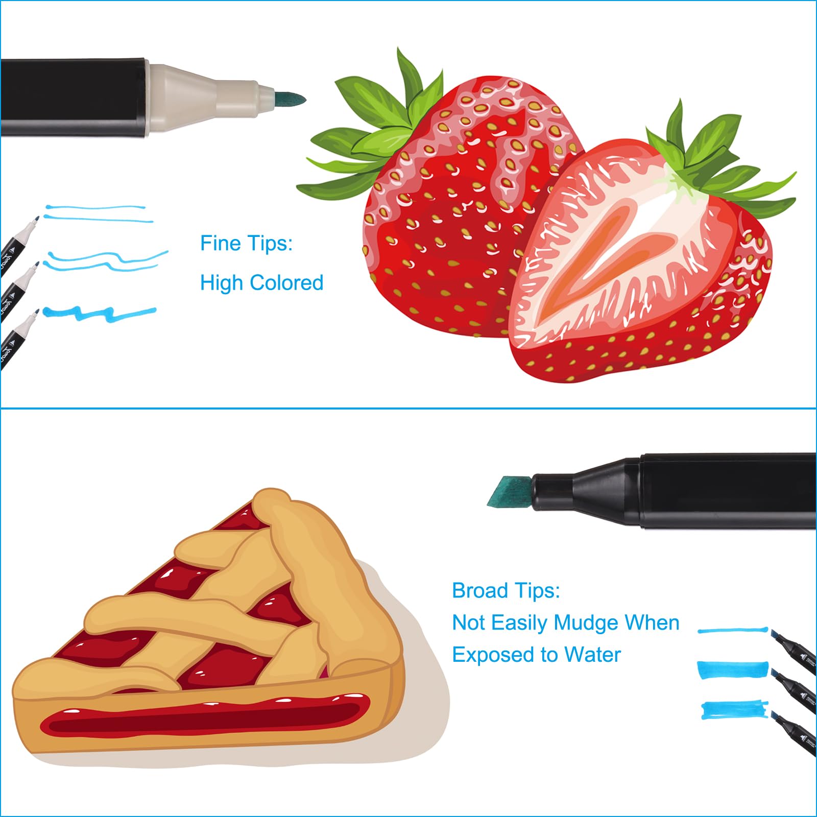PATIKIL Dual Tip Alcohol Art Markers - Image 3