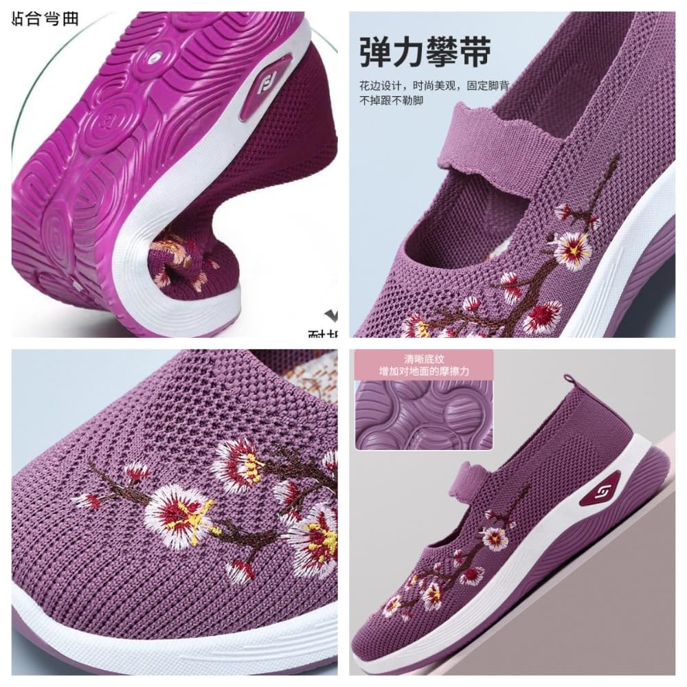 Zapatos Ortopédicos Casuales para Mujer, Transpirables, De Suela Suave con Soporte De Arco, Antideslizantes, para Enfermeras