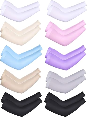 10 pares de mangas de sol refrescantes para hombres y mujeres con protecciĂłn ultravioleta 10 pares de mangas de sol refrescantes para hombres y mujeres con protecciĂłn ultravioleta