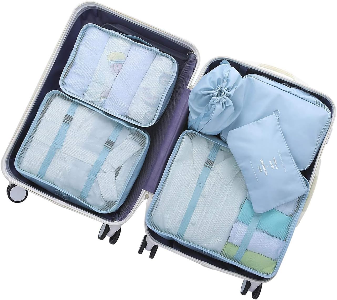 Luggage Packing Organizers Packing Cubes Set for Travel