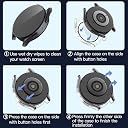 CASENED Tempered Glass Protective Case for Galaxy Watch 4,5 40mm Transparent – Ultra-Thin, Scratch-Resistant gallery image