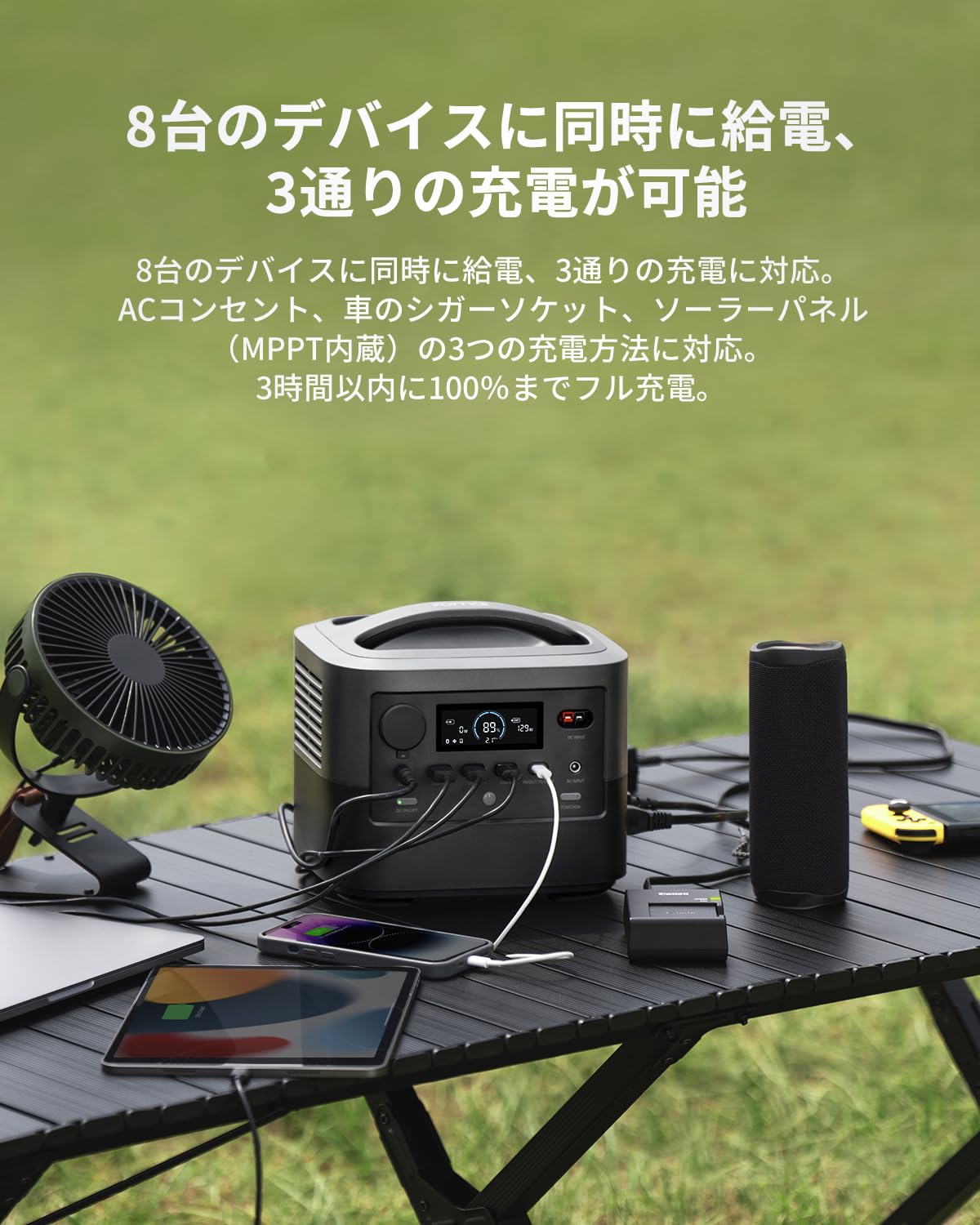 新品未使用【ポータブル電源 軽量 小型】Power Station Hiker 400　本日値下げ中 Amazon.co.jp: 70mai ポータブル電源 Hiker400 大容量リチウムイオン