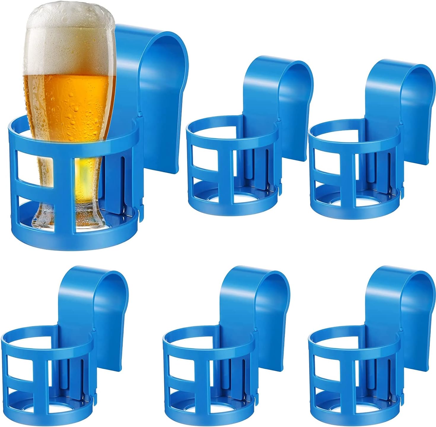 Above Ground Pool Cup Holder Femococ Poolside Drink Holder 6 Pack Drink Holder for