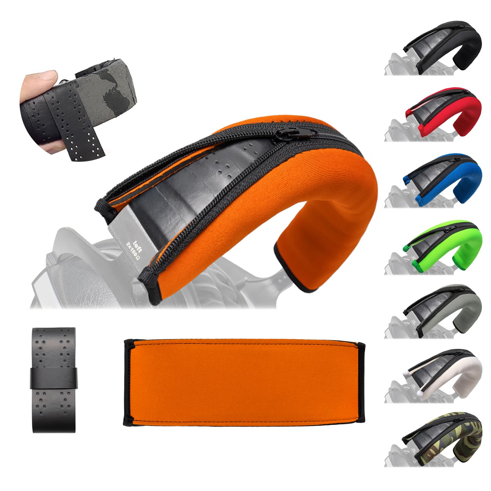 Voarmaks Headphone Headband Cover Cushion Compatible with Beyerdynamic DT 700 770 900 Pro X,DT 770 880 990 Pro,DT 1770 1990 Pro,Tygr 300 R,MMX 300,DT-