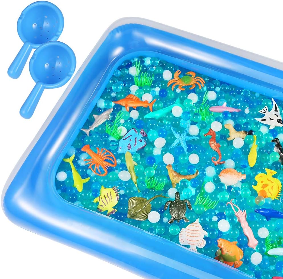 Auihiay 48piece ocean sea animals set includes ocean animals