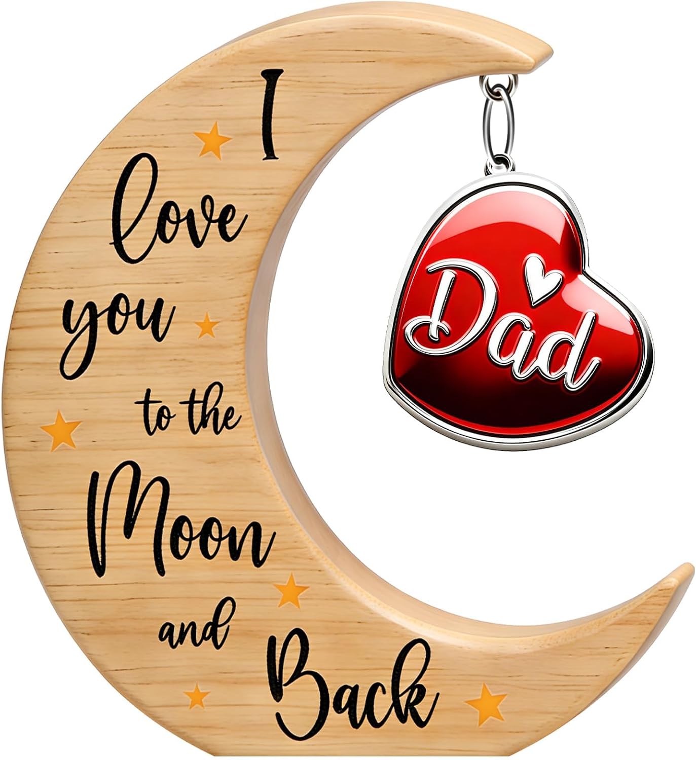 Dad Gifts from Daughter Son, Fathers Day Birthday Gifts for Dads, I Love You to the Moon and Back Fathers Day Gift Idea, Gifts for Step-Dads Present for Father Best Dad Ever Gifts