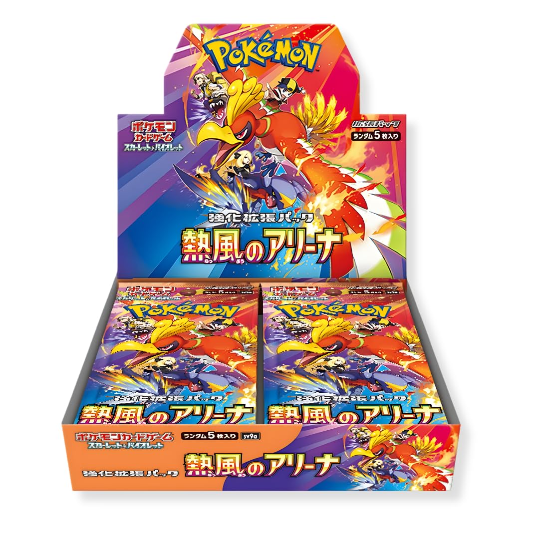 Pokemon Destined Rivals Japanese Pokémon Booster Packs | Heatwave Arena Booster Box or Bundle | Tamper Sealed Product No-Shrink TCYM Inspected | That Mouse Fashion (Booster Box - 30 Packs)