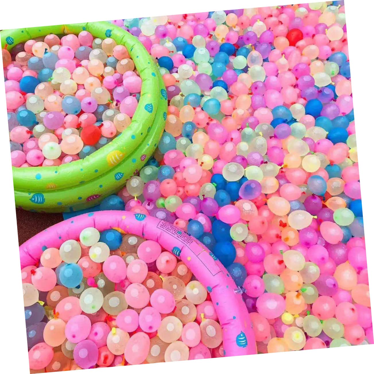 Vaguelly Fast Water Balloon Accessory Pack Water Balloons Bands Tools for Birthday Party Decorations Random Summer Pool Random Color