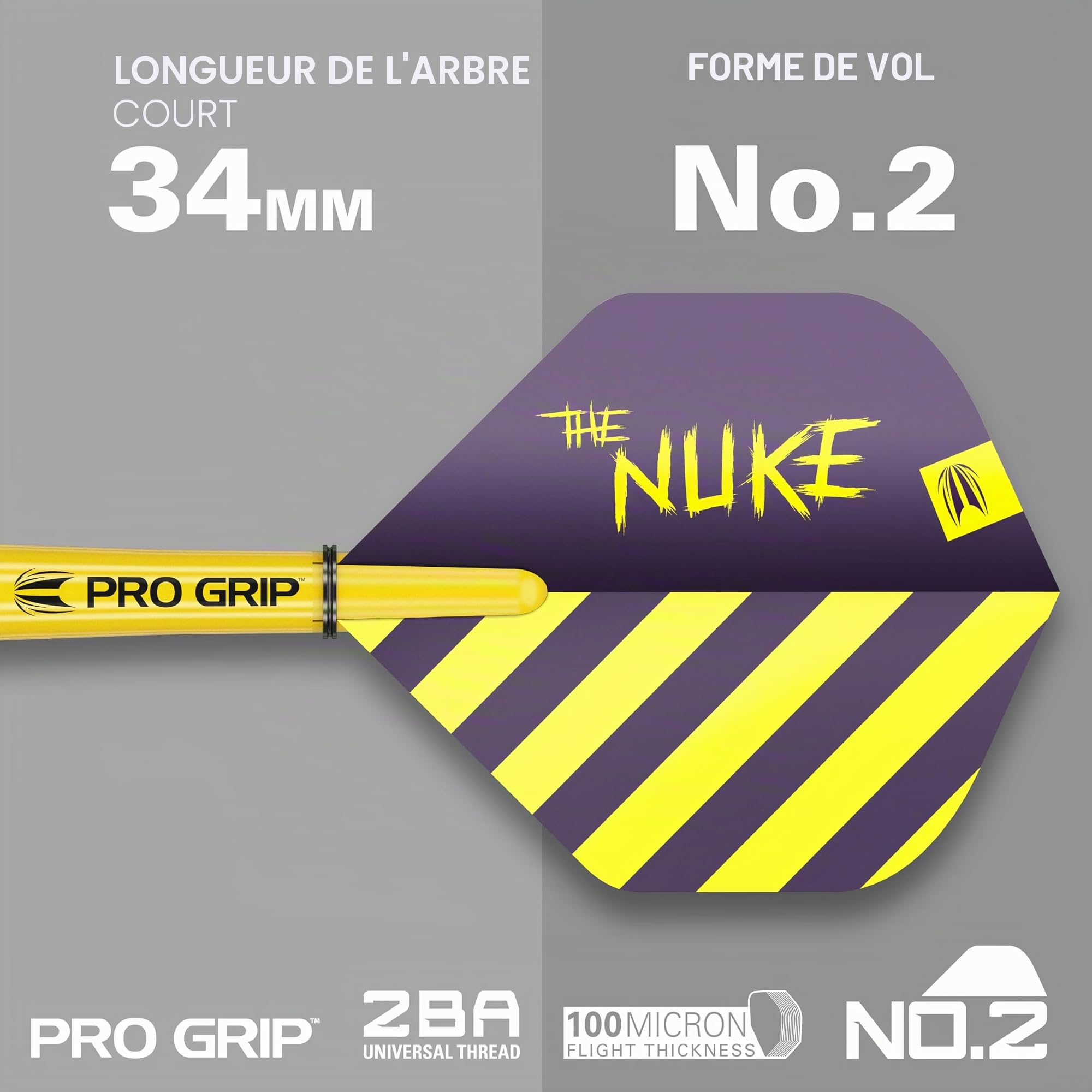 Target Darts Luke Littler 80% Jeu de fléchettes à Pointe en Acier Tungstène, 21G/22G/23G | Kit D'accessoires Professionnels pour Fléchettes, Tiges Pro Grip, Ailettes Pro Ultra, Étui pour Fléchettes