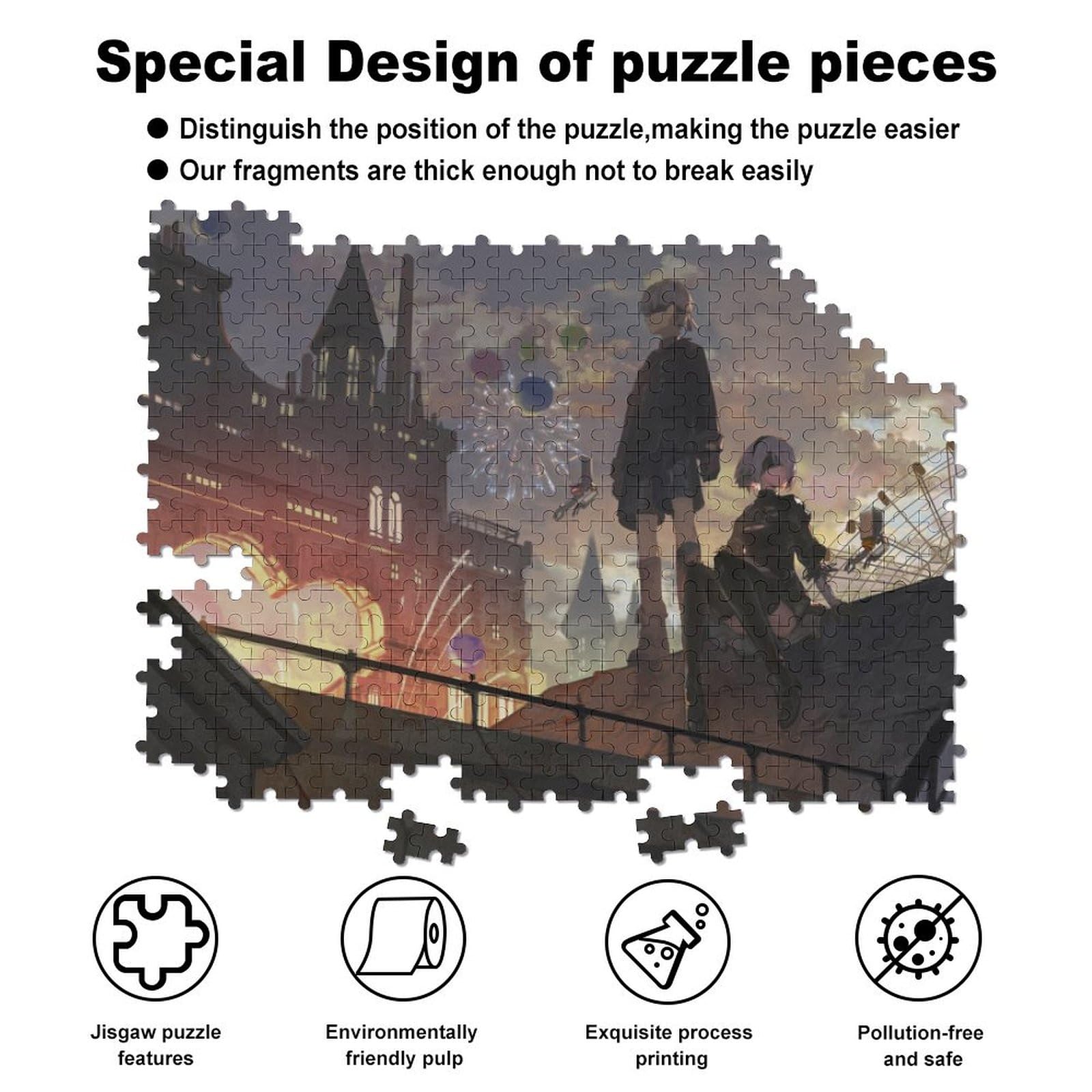 Amazon | ニーア オートマタ ジグソーパズル 1000pcs 木製ピース