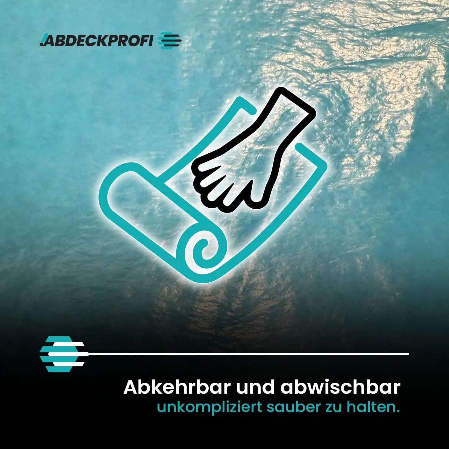 Abdeckvlies selbstklebend – 160g/m² - 0.65m x 50m (32,5m²) | Leicht Atmungsaktiv ca.70g/m² 24h I Renovierungsvlies, Malervlies, Abdeckvlies selbsthaftend, Treppenvlies