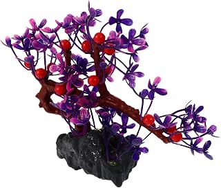 Mipcase Tanque Planta Marinha Peixe Realista Aquário Tanques De Vidro Ornamento De Resina Decoração Aquática Realista Falsa Vegetação Subaquática Plantas Para Simulação Paisagem De Grama