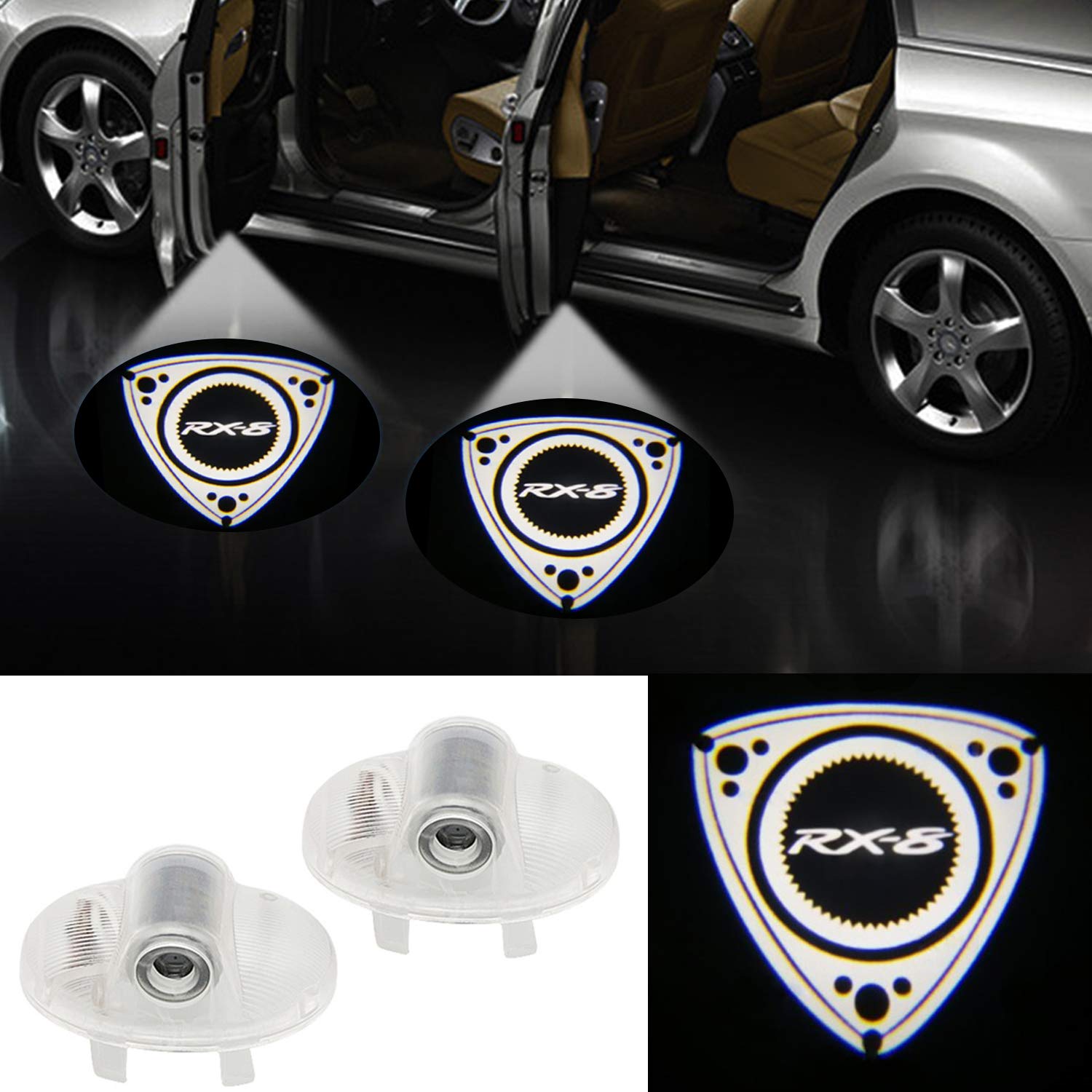 Amazon | カーテシライト ドアウェルカムライト カーテシランプ