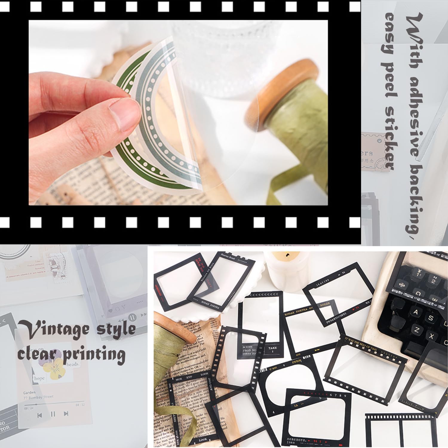 60 Adesivi In PET Per Ragazze – Tema Sole Caldo, Artistici Per Scrapbooking, Diario E Artigianato Fai Da Te