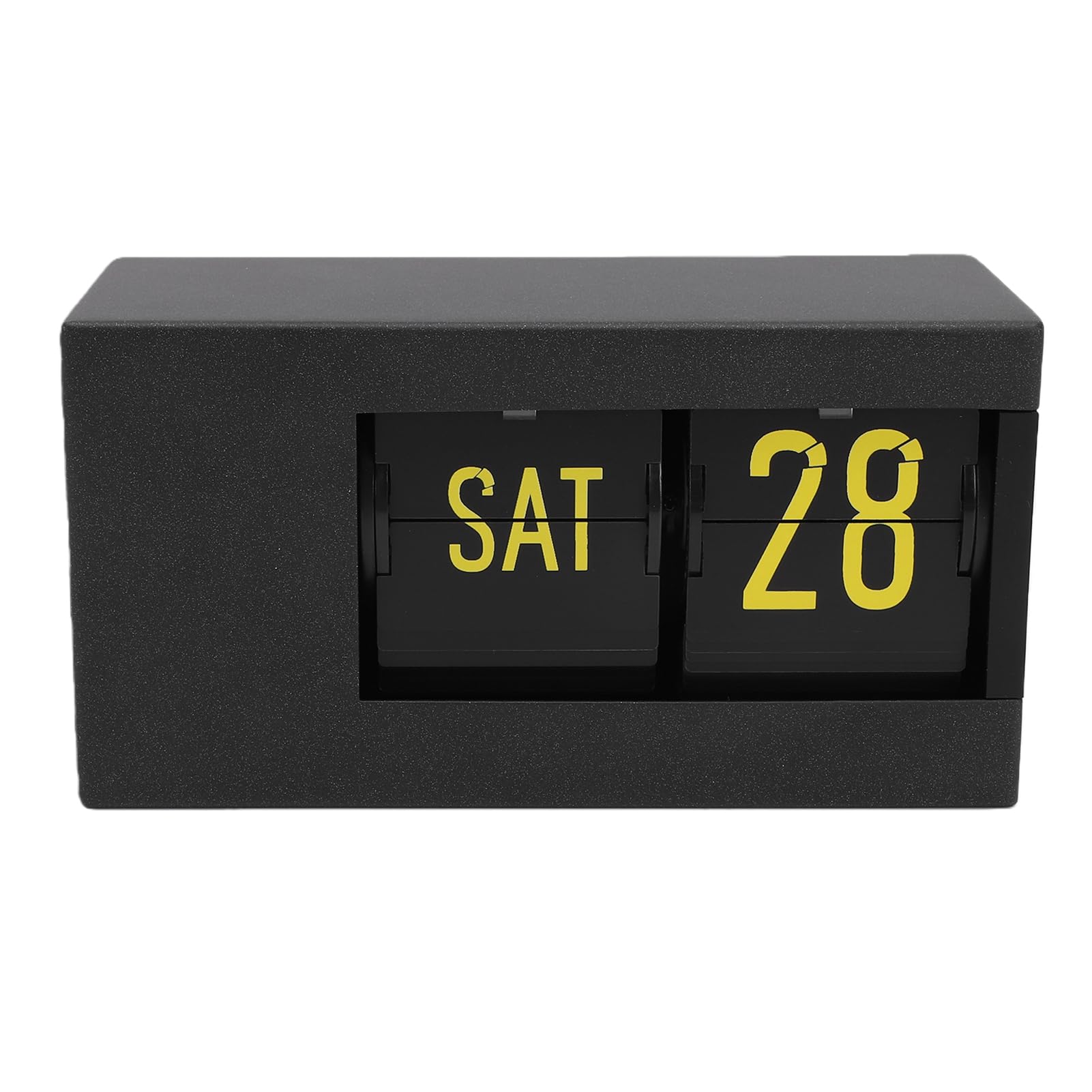 Orologio con calendario, display a LED, cambio automatico, 12 ore AM-PM, calendario perpetuo retrò (nero)