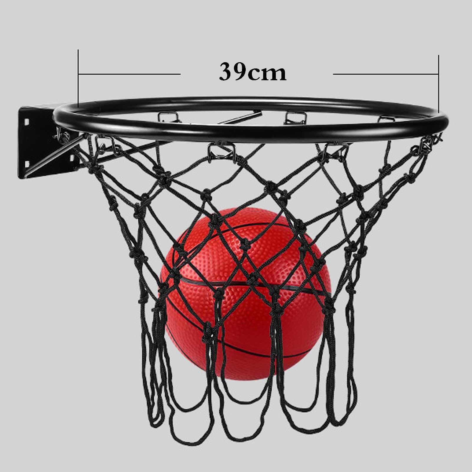 Canasta De Baloncesto De Pared,Canasta Baloncesto Interior,Tablero De Baloncesto para Colgar En Pared,Kit De Montaje Incluido,AntióXido,para Interior Y Exterior