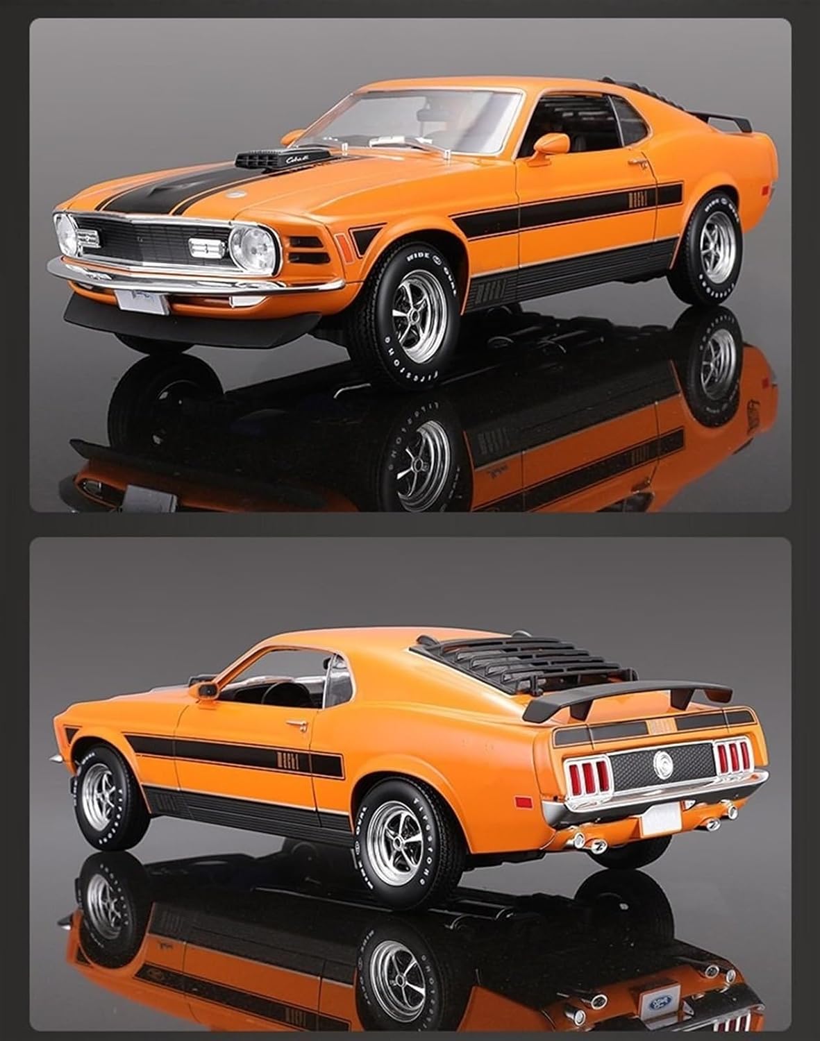 1:18 Alloy Classic car car Model(1970 Blue)