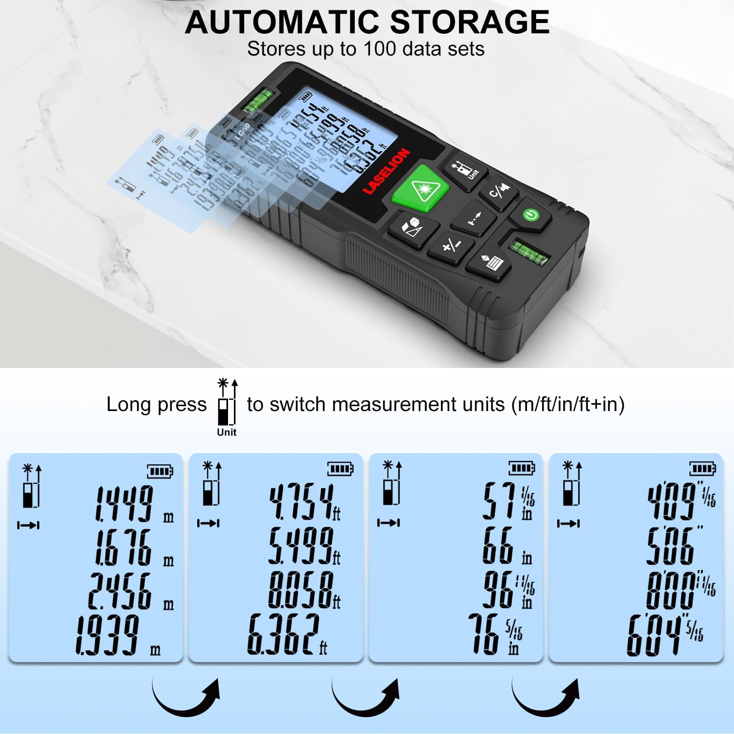 LASELION LG50 Automatic Storage and Unit Switching
