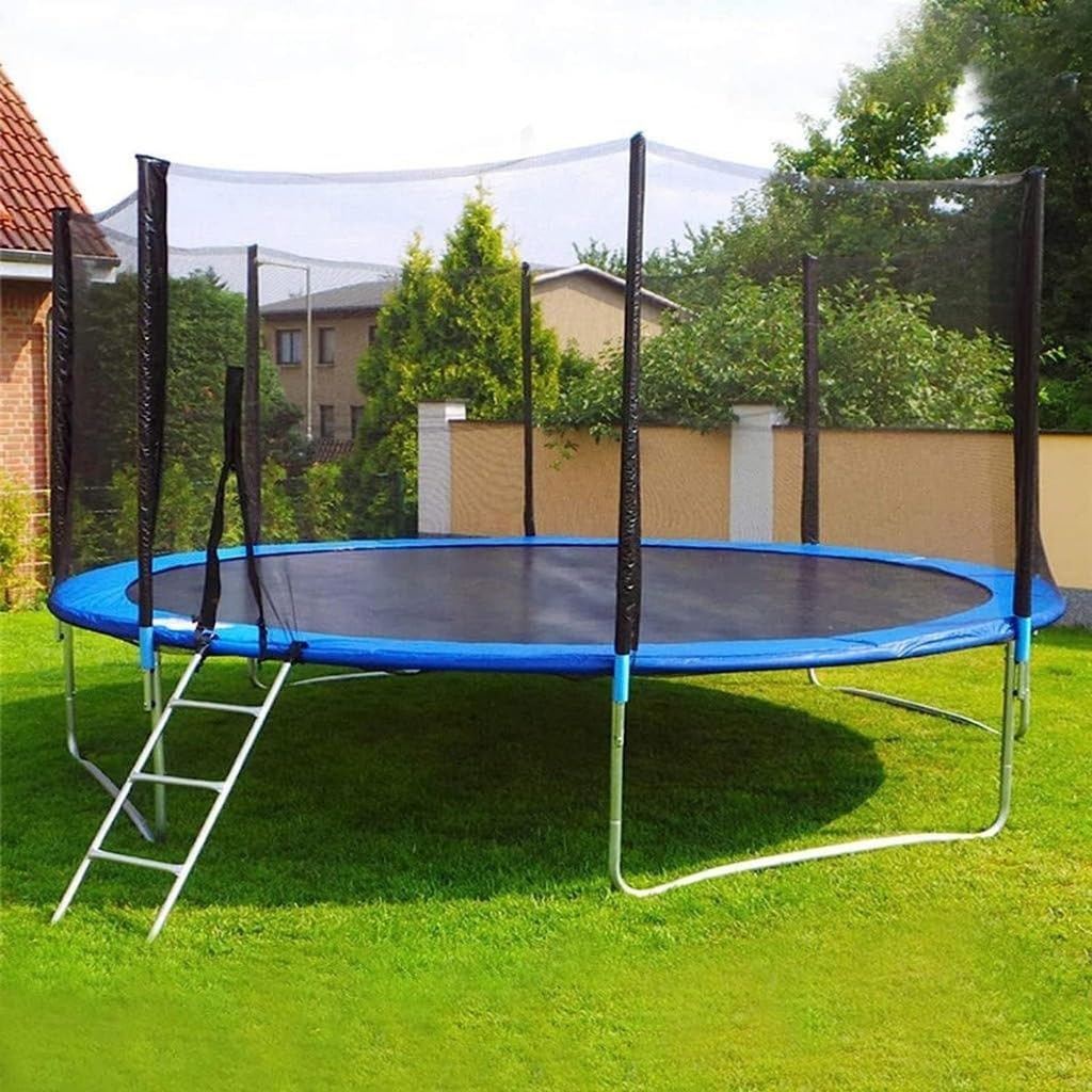 AOBUJDUB Breathable Garden Trampoline Net, Easy Installation Trampoline Replacement Safety Net, Outdoor Garden, 10FT/12FT/14FT(10ft-6 poles)