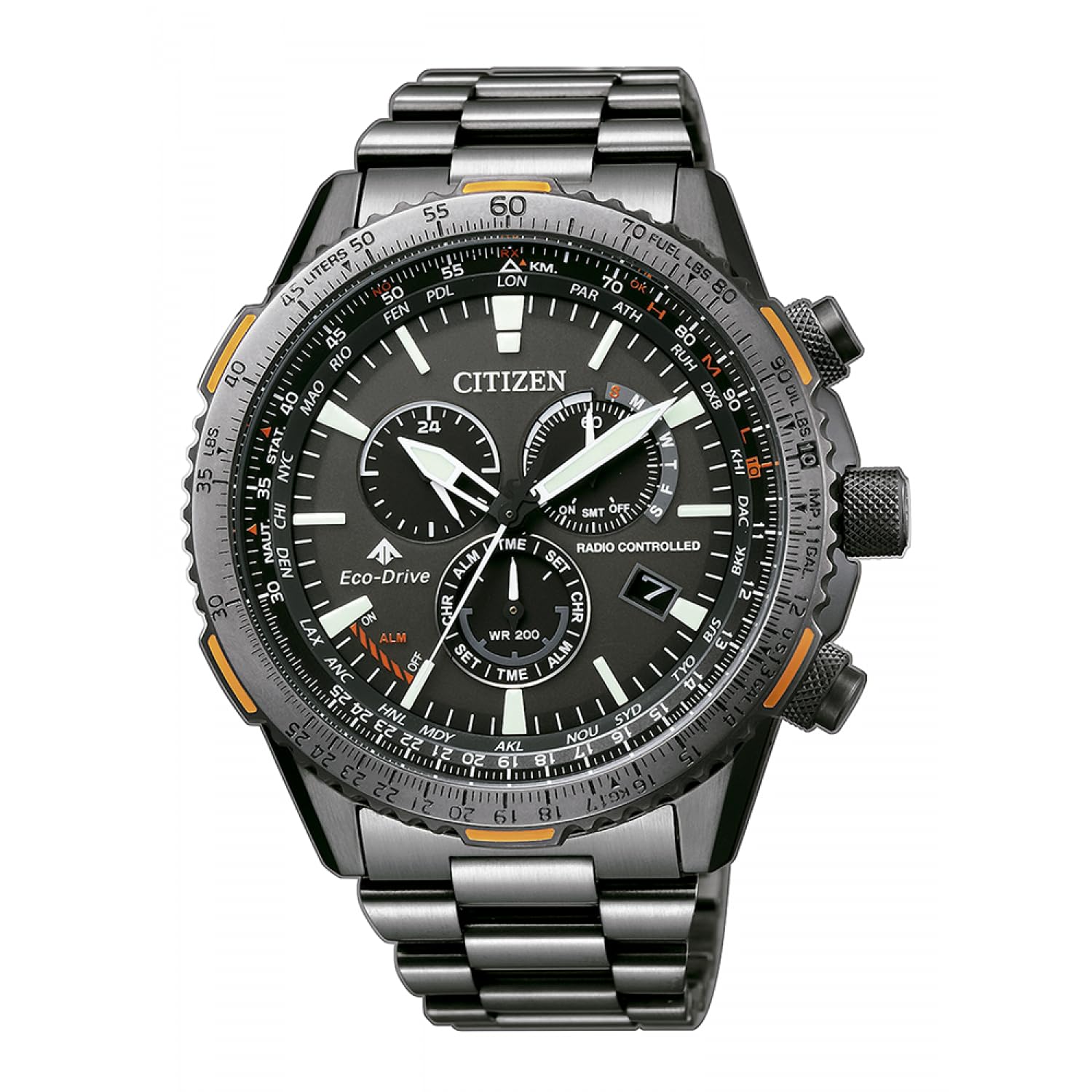 Citizen Pilot's Chrono Fliegeruhr E660 CB5007-51H Eco-Drive Herrenuhr