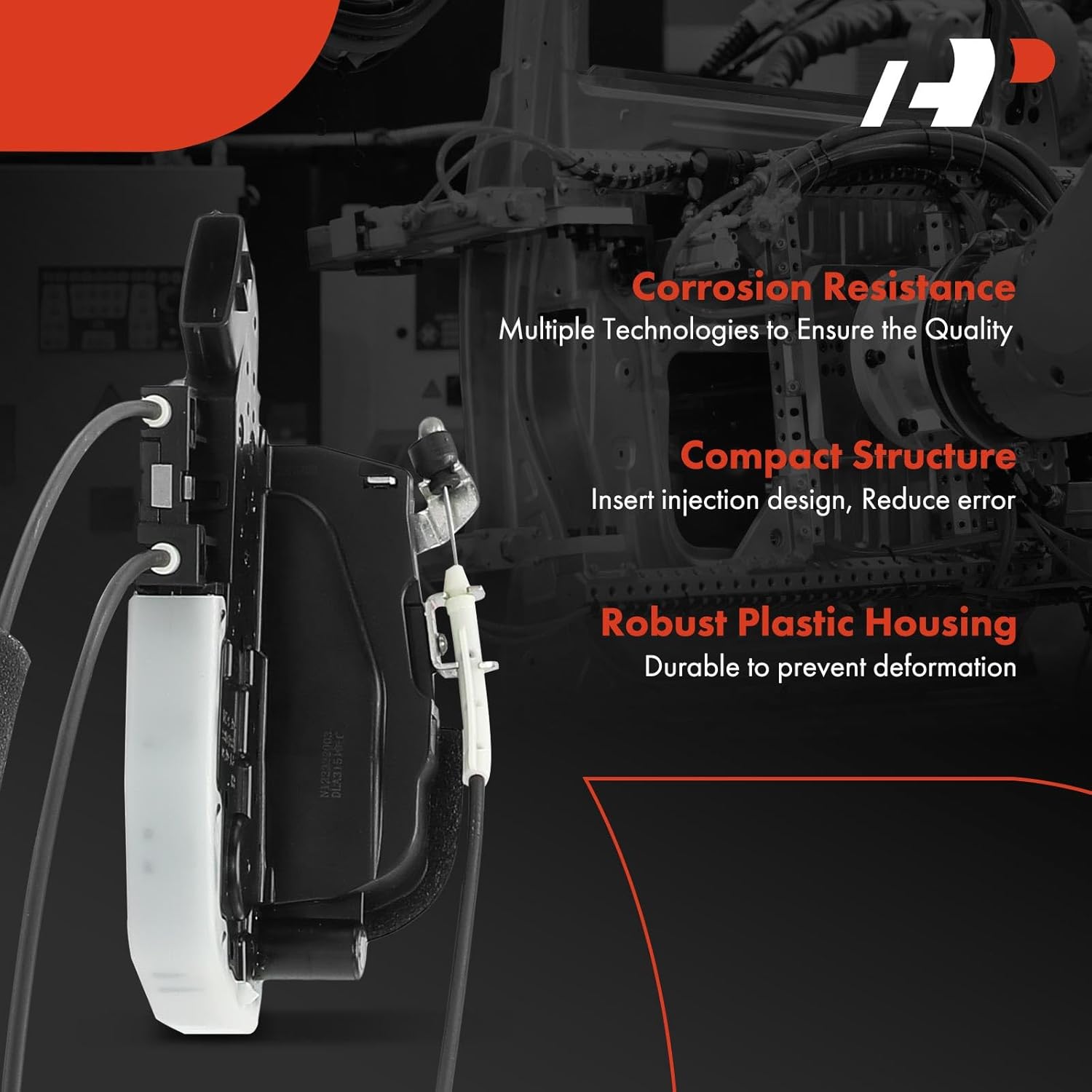 A-Premium Door Lock Latch Actuator Compatible with Nissan Vehicle - Titan XD 2016 2017 2018 2019 Crew Cab Pickup - Rear Right Passenger Side, Replace# 82500EZ00C