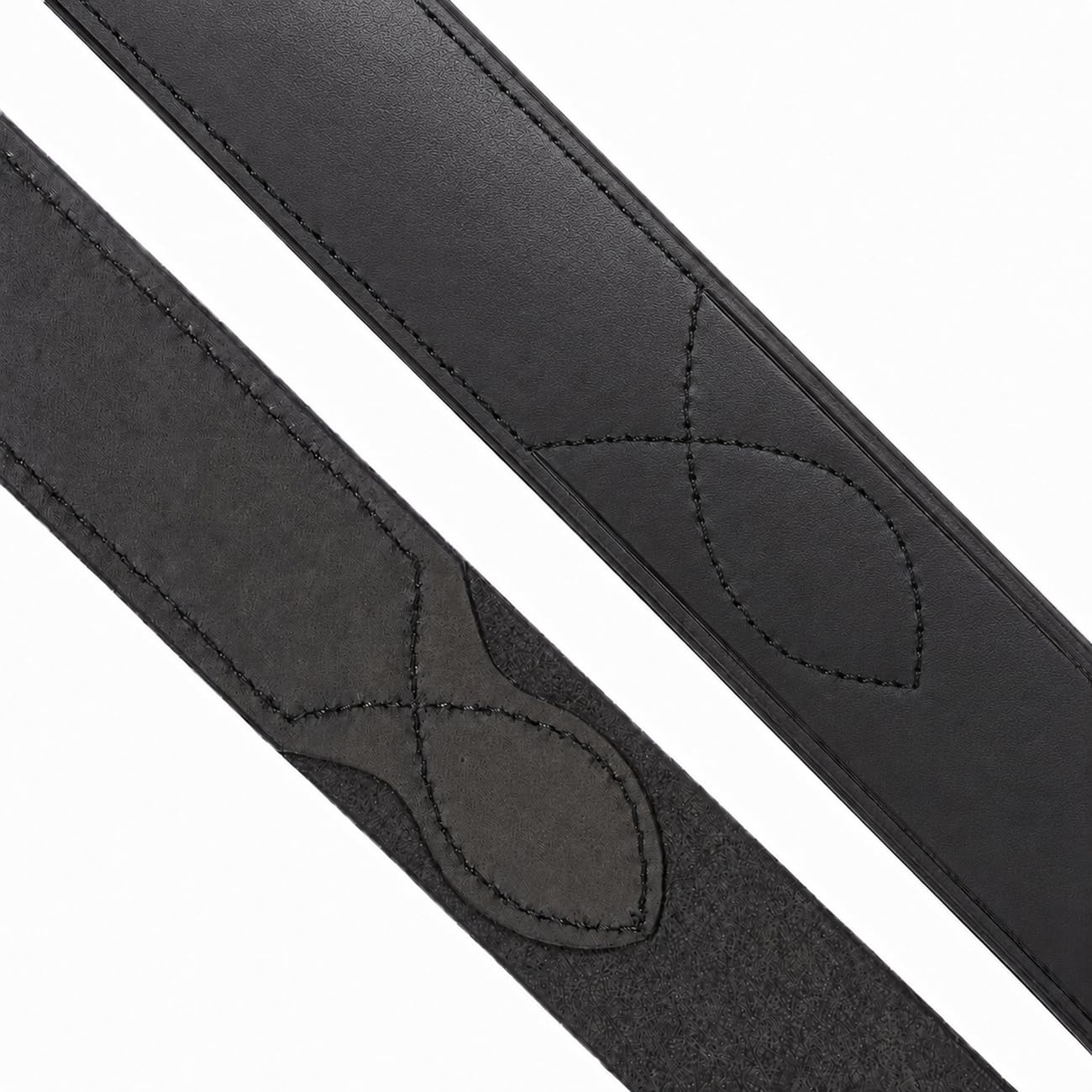 Aker Leather B03 Sam Browne Duty-Gürtel, halb mit Leder gefüttert, 5,4 cm Breite
