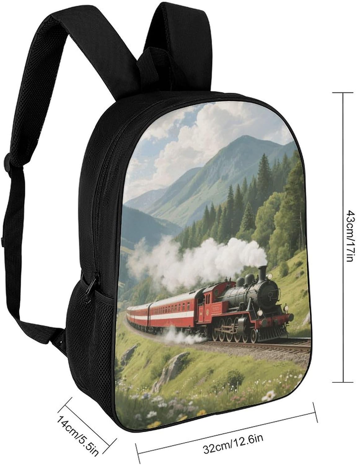 Train Lightweight Laptop Backpack Travel Bagpack image 2