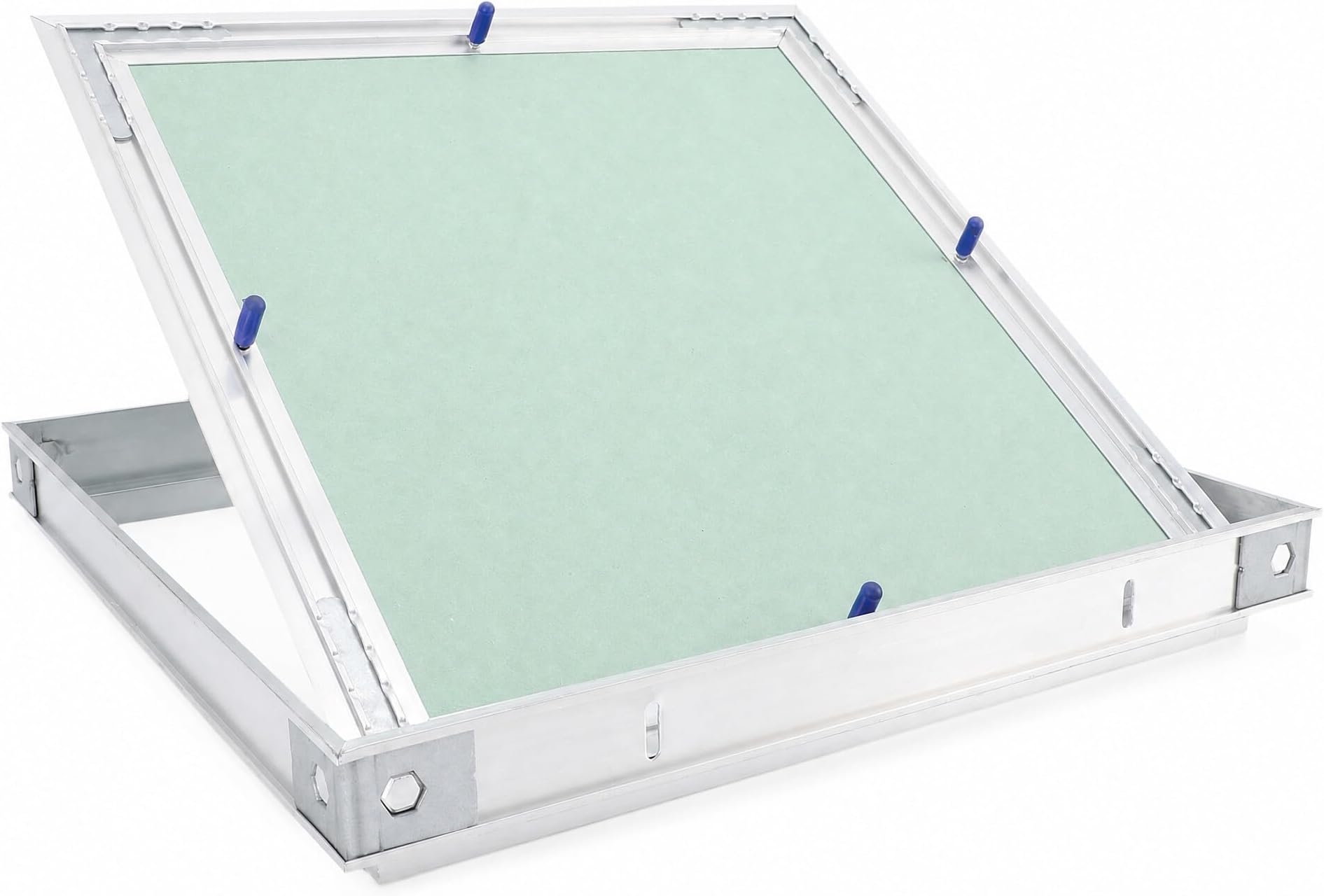 Jiawu Metal Access Panel for Drywall Ceiling, Plumbing Access Doors with Cam Lock, Heavy-Duty Aluminum Alloy Frame Gypsum Board Wall Hole Cover for Wiring & Cables, Easy Install