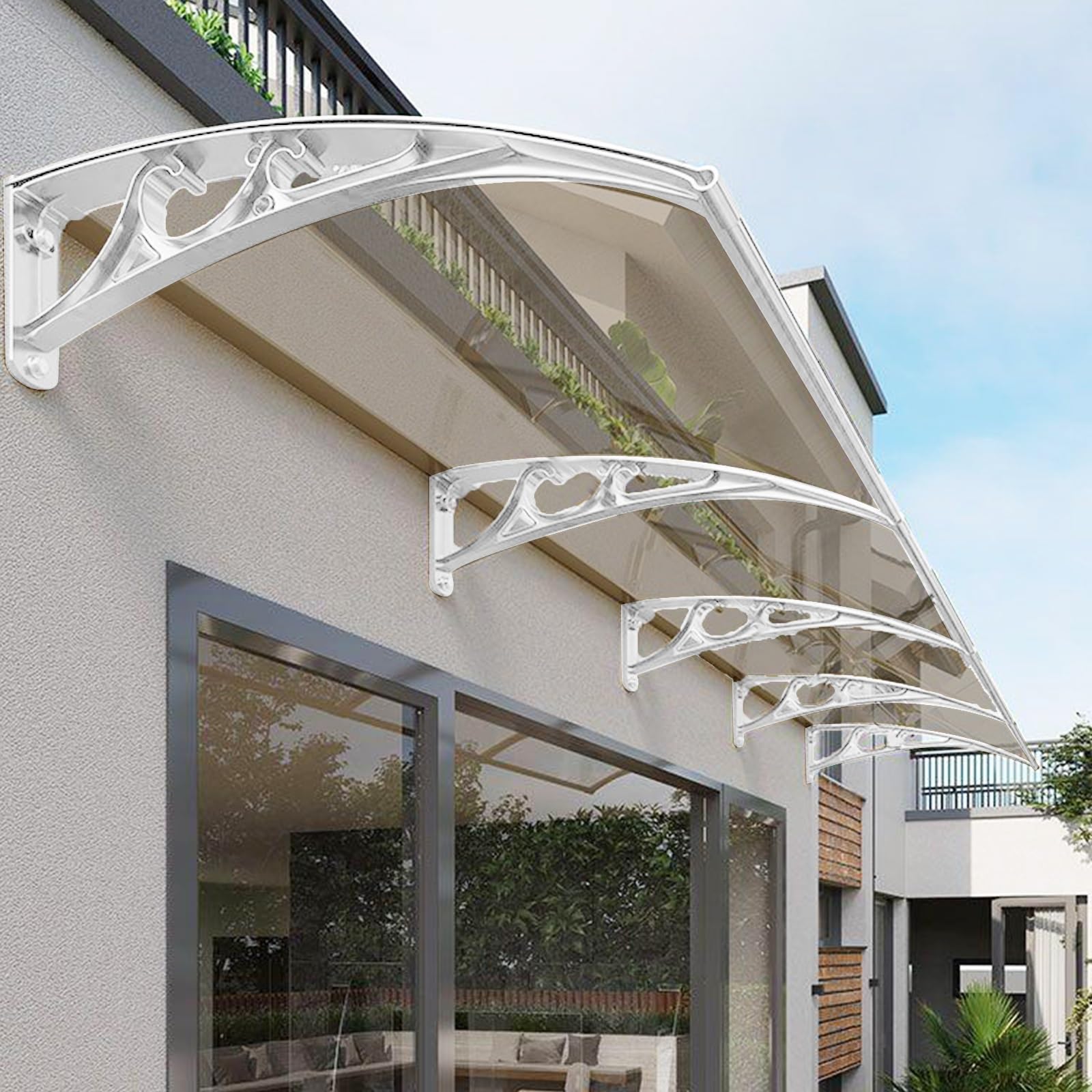 Auvent de fenêtre de balcon pour créer un coin d'ombre réglable et abrité sur votre terrasse