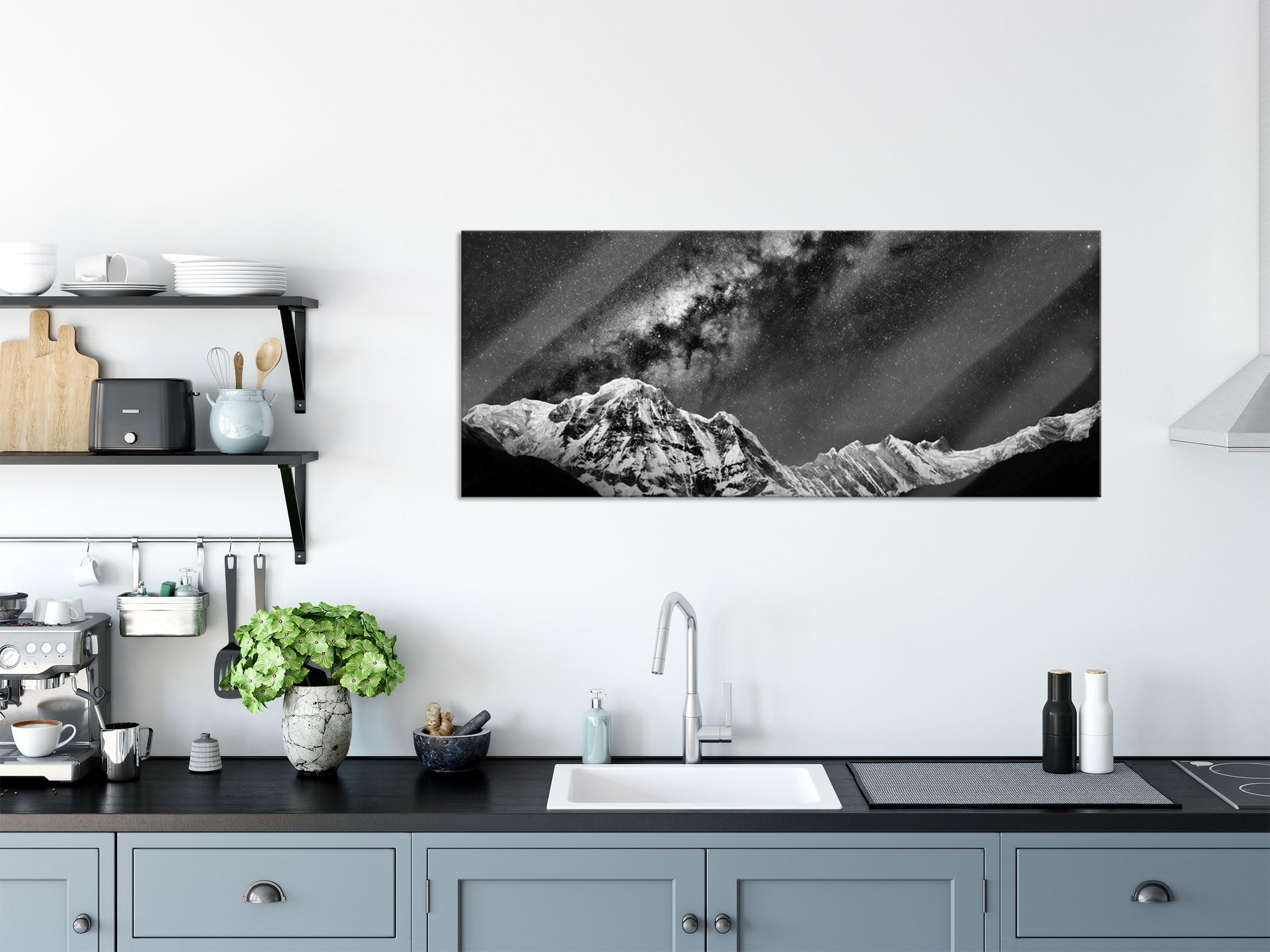 Quadro in vetro panoramico, da parete in vero vetro, dolce