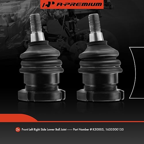 Miniatura 2 de A-Premium 2 rótulas delanteras inferiores, compatibles con Mercedes-Benz ML320 1998-2003, ML350 2003-2005, ML430 1999-2001, ML500 2002-2007, ML55