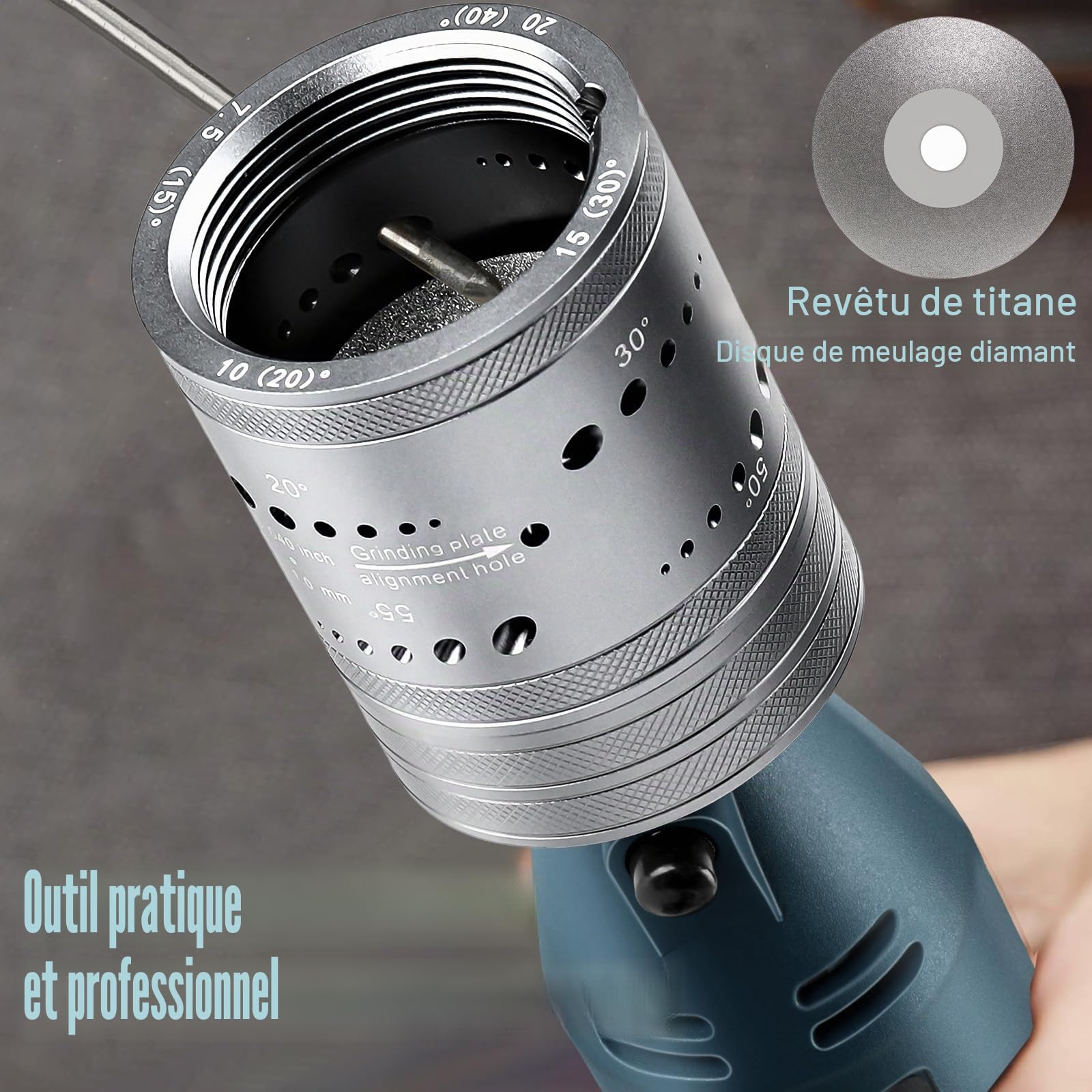 Postes à souder TIG, Meuleuse D'électrodes 180 W 6 Tailles, 8 Angles