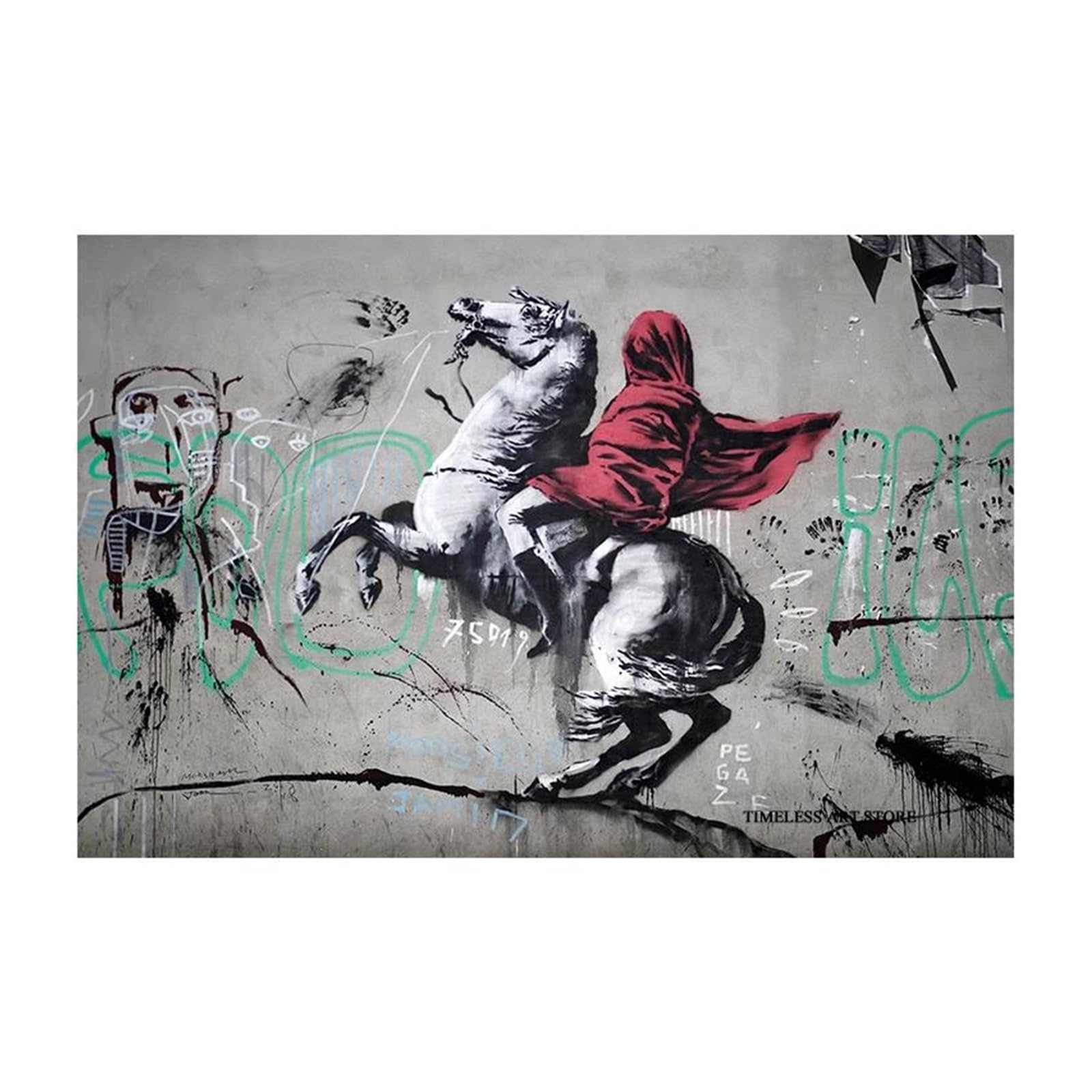 Affiches d'art mural Napoléon pour transformer un mur blanc en espace moderne