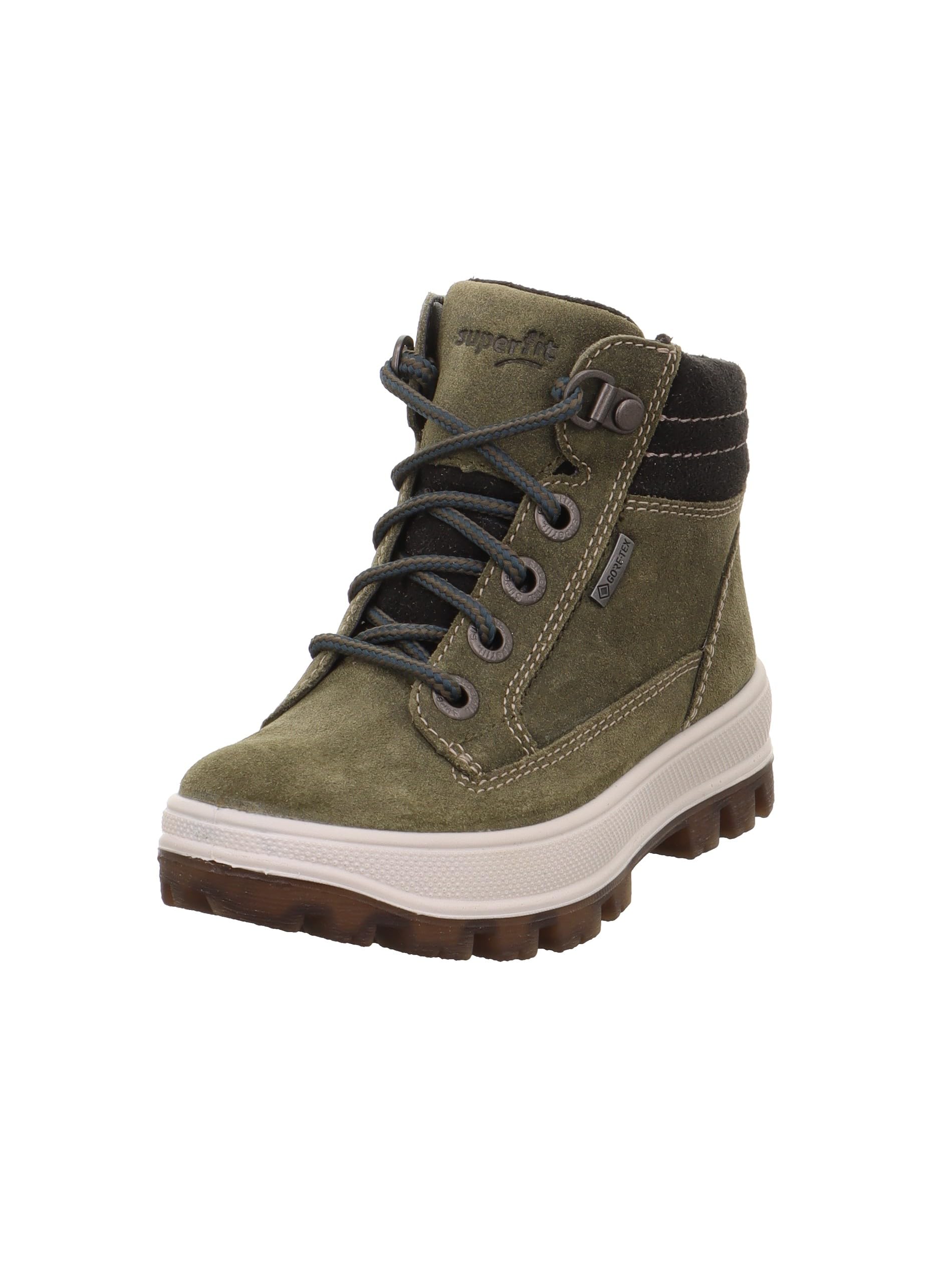 Superfit Boys TEDD warm gefütterte Gore-Tex Stiefel, GRüN 7010