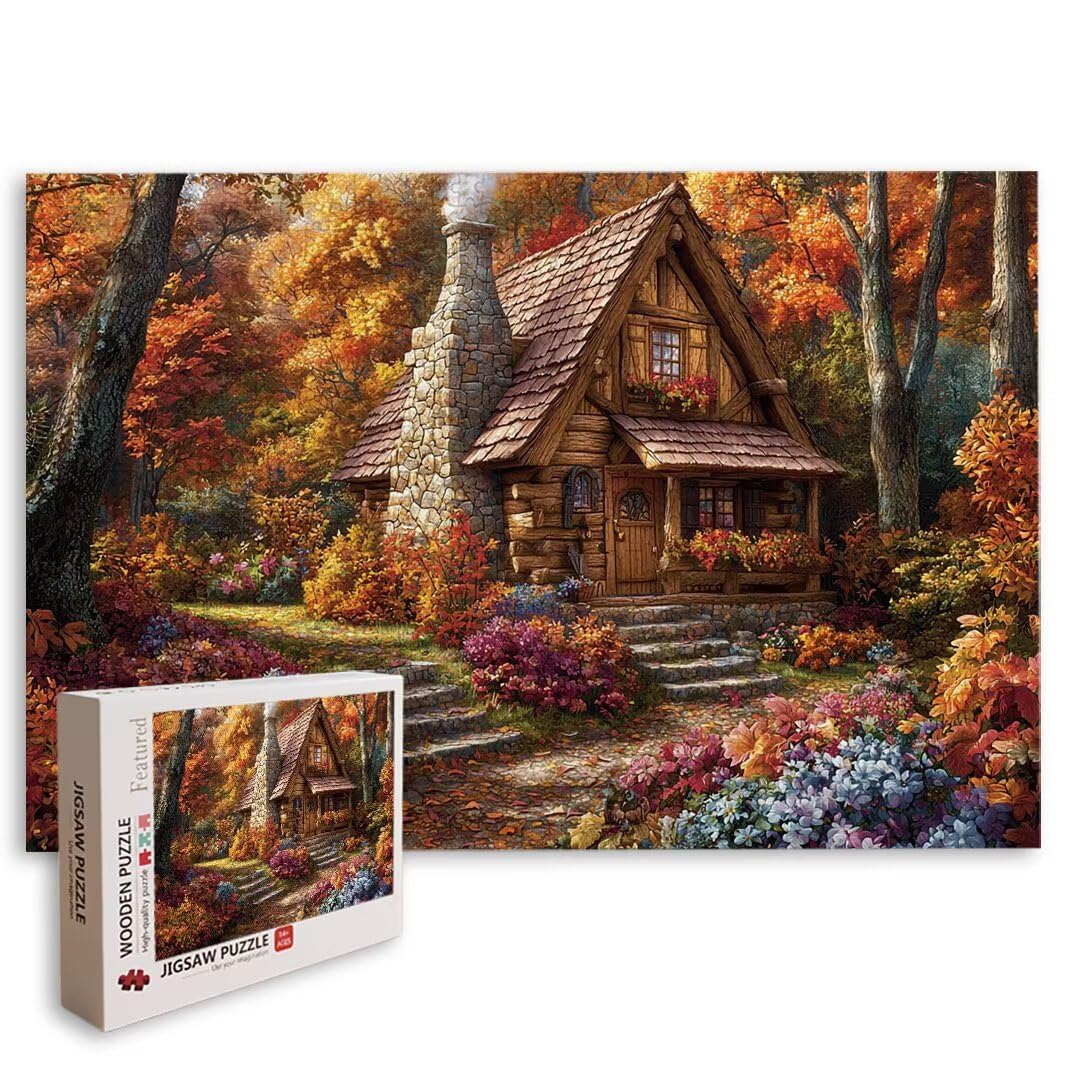 Puzzle 2000 Pezzi, Puzzle Autunno, Misura: 100x71cm, Regalo Donna -8893