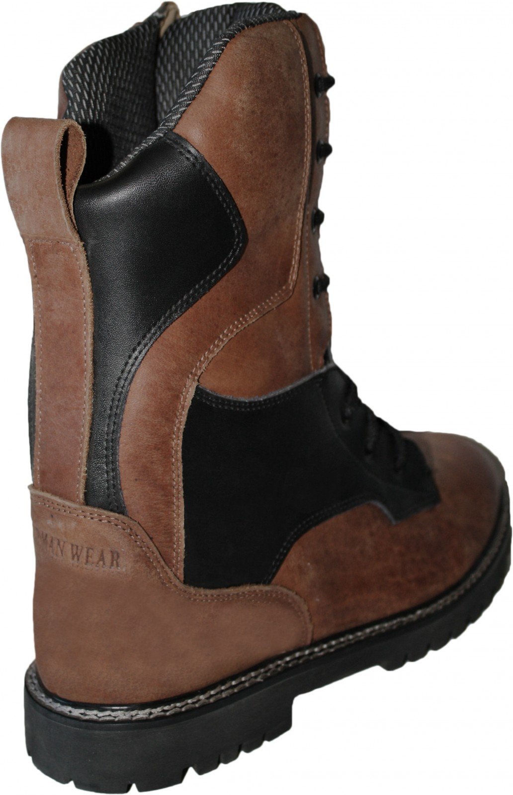 German Wear Freizeit Wanderstiefel Jagdstiefel Stiefel aus Nubuckleder Braun
