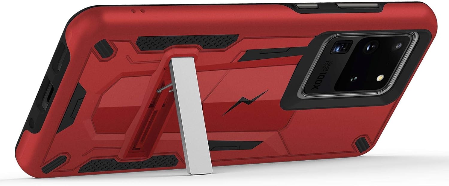 ZIZO Transform Series for Galaxy S20 Ultra Case - Red & Black