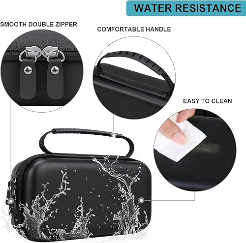 Miniatura 3 de Supmay Estuche rígido para inhalador de asma, espaciador de mano para niños y adultos, máscaras, soporte para inhalador, bolsa de viaje para asma,