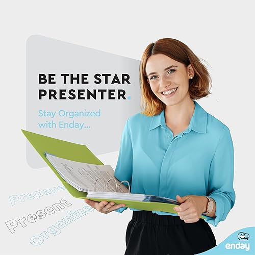 Vista 188 de Carpeta de 3 anillos de 1 pulgada, cubierta transparente de 1 pulgada con 2 bolsillos interiores, carpetas de anillos redondos de colores, en gris