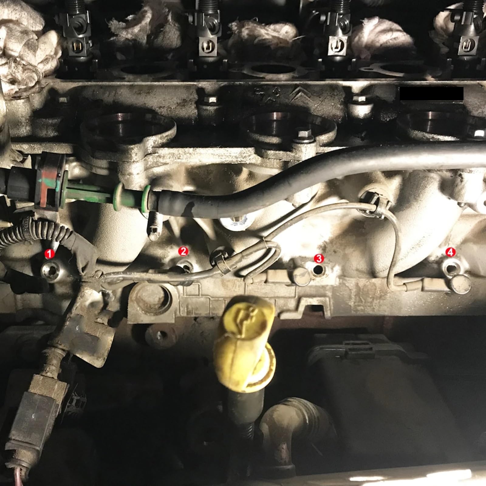 Bujías Incandescentes Compatible Con Ford Para B-Max Para C-Max Para Ecosport 2003-2025 Kit Reparación Calentador Estacionamiento Controlador Bujía precalentamiento